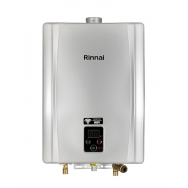 Aquecedor Rinnai Digital 17L Gás REU E17 FEHG Prata Bv 